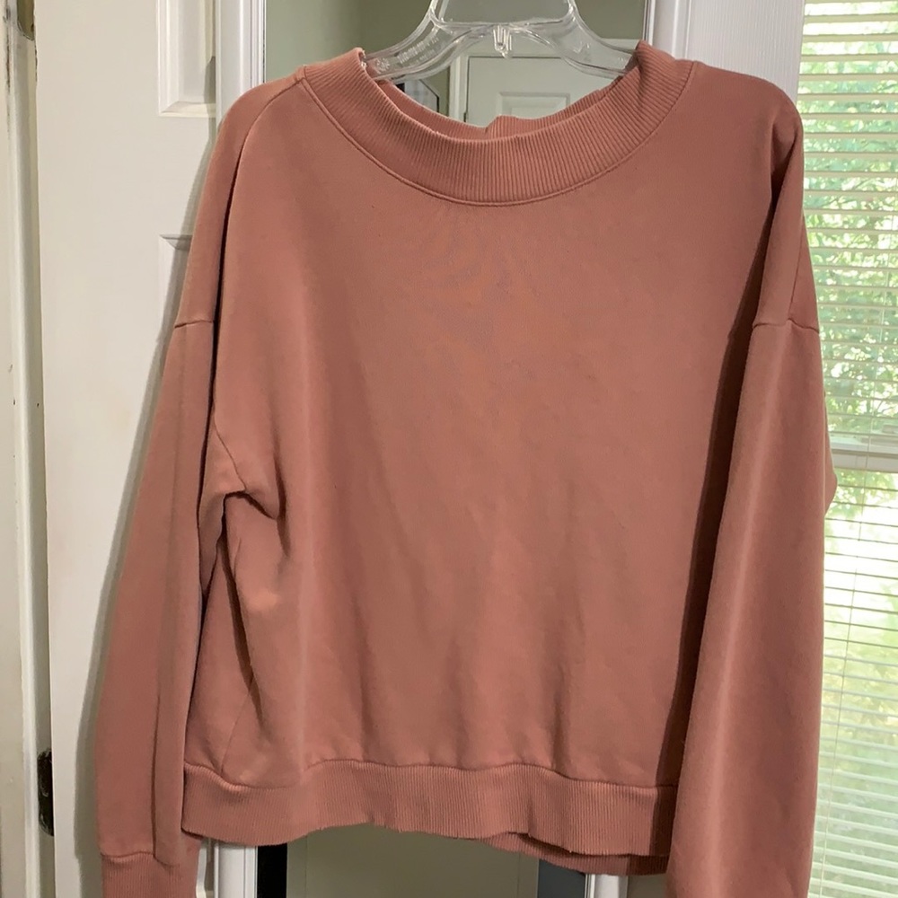 Aerie Distressed Sweatshirt Top